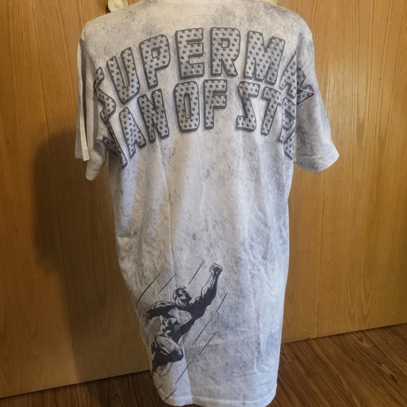 DC Comics Superman Logo T-Shirt in Gray - Picture 2 of 3